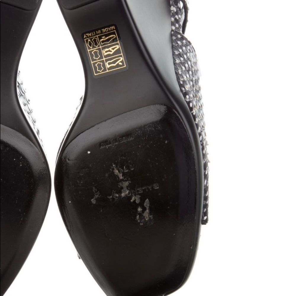 HOST PICK!! 💖 BALENCIAGA Snakeskin Wedge Sandals - Picture 5 of 9